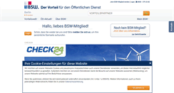 Desktop Screenshot of bsw.de