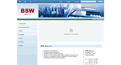 Desktop Screenshot of bsw.cz